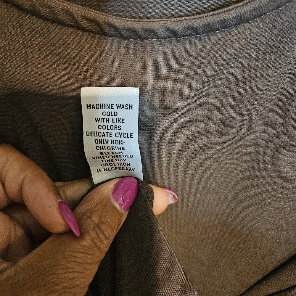 Soft by Avenue Brown Sleeveless Tank Top | Plus Size 30/32 | Stretch Comfort Bas - Picture 5 of 5